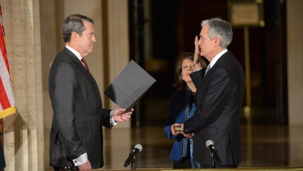 ep vice chairman for supervision randal k quarles swears in chairman powell