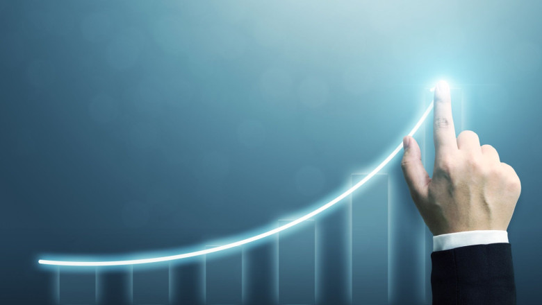 grafico senalador de empresario 