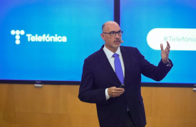 ep archivo   el presidente de telefonica espana emilio gayo durante su intervencion en el acto a 17