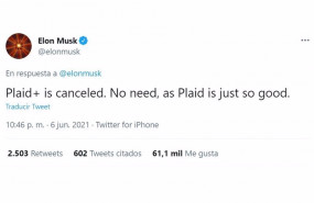 ep captura de pantalla del mensaje de elon musk