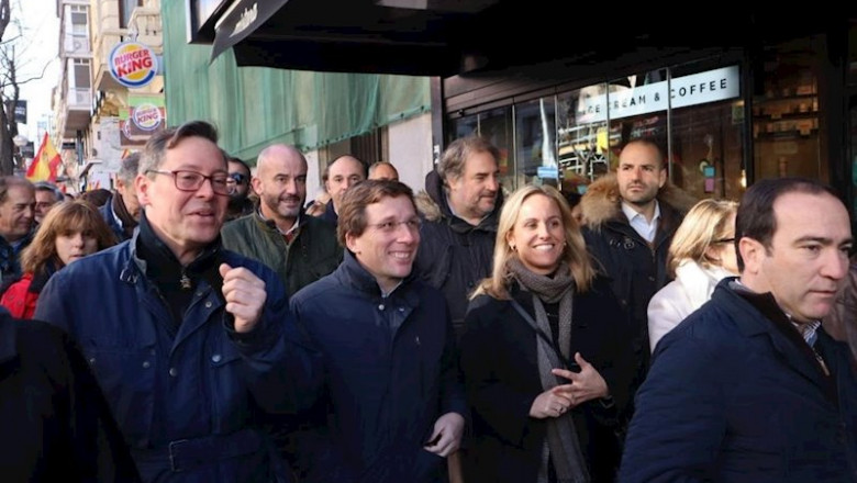 ep el alcalde de madrid jose luis martinez-almeida y la vicealcaldesa begona villacis han acudido a