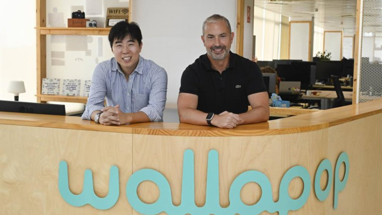 El ceo de Naver Europe, Seokjoo Han, y el ceo de Wallapop, Rob Cassedy. | DAVID CAMPOS ep el ceo de naver europe seokjoo han y el ceo de wallapop rob cassedy
