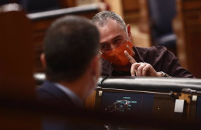 ep el diputado de compromis joan baldovi durante una sesion de control al gobierno en el congreso