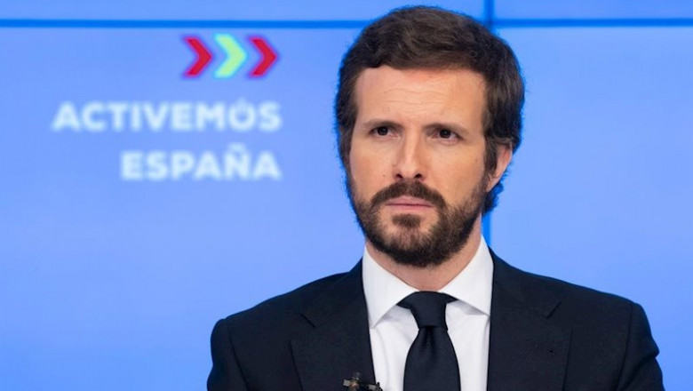 ep el lider del pp pablo casado presenta su plan alternativo a la desescalada de sanchez en una