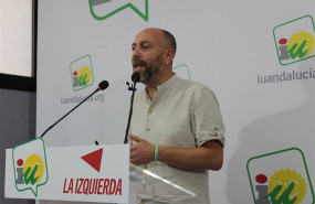 ep el portavoz de iu andalucia y coordinador de la comision colegiada ernesto alba en rueda de