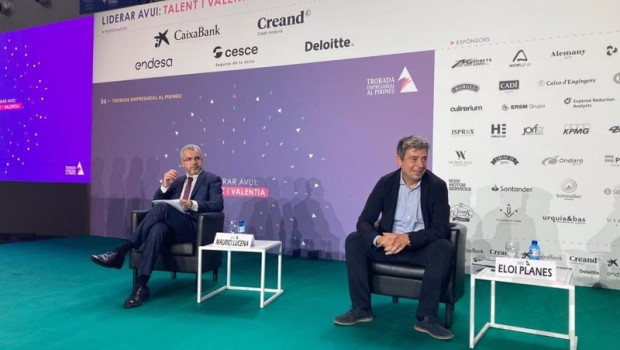 ep el presidente de aena maurici lucena y el presidente ejecutivo de fluidra eloi planes