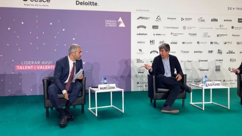 ep el presidente de aena maurici lucena y el presidente ejecutivo de fluidra eloi planes en la 34 ep el presidente de aena maurici lucena y el presidente ejecutivo de fluidra eloi planes en la 34