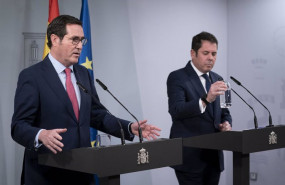 ep el presidente de la ceoe antonio garamendi izda y el presidente de cepyme y vicepresidente de la