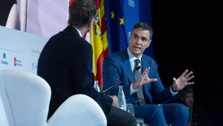 ep el presidente del gobierno pedro sanchez interviene durante la tercera jornada de la 39 reunio ep el presidente del gobierno pedro sanchez interviene durante la tercera jornada de la 39 reunio