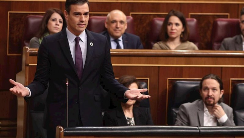 ep el presidente del gobierno pedro sanchez responde a la pregunta del presidente del pp pablo