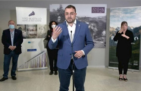 ep el presidente del principado comparece ante los medios en el centro de arte rupestre de tito
