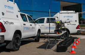 ep endesa incorpora 17 drones de largo alcance de fuvex para reforzar la inspeccion de sus redes