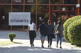 ep estudiantes en uno de los campus de la universidad rey juan carlos de madrid urjc