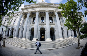 ep fachada del palacio de la bolsa de madrid a 7 de julio de 2026 en madrid espana