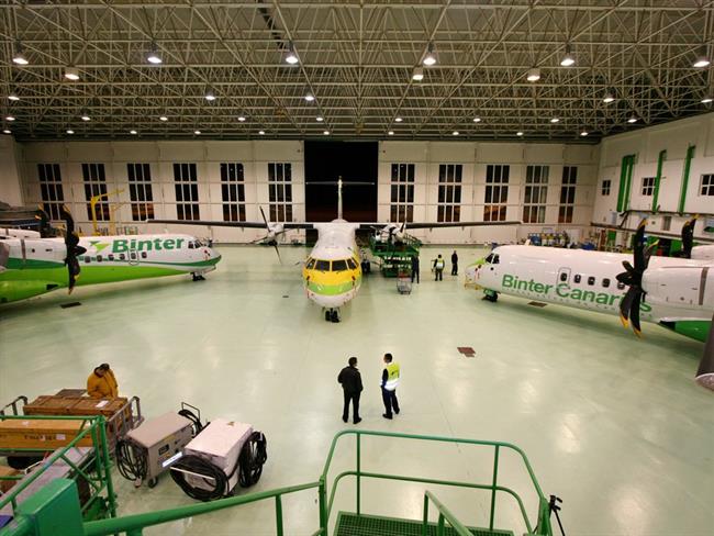 Hangar ATR, Binter Canarias | BINTER CANARIAS - Archivo ep hangar atr binter canarias