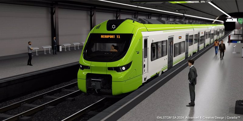 ep imagen virtual del diseno de los futuros trenes de fgc para conectar barcelona y el aeropuerto de ep imagen virtual del diseno de los futuros trenes de fgc para conectar barcelona y el aeropuerto de