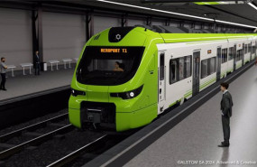 ep imagen virtual del diseno de los futuros trenes de fgc para conectar barcelona y el aeropuerto de