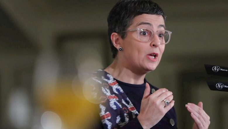 La ministra de Asuntos Exteriores, Arancha González Laya | Jesús Hellín - Europa Press ep la ministra de asuntos exteriores ue y cooperacion arancha gonzalez laya en el desayuno