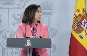 ep la ministra de defensa margarita robles durante una rueda de prensa en relacion al coronavirus en