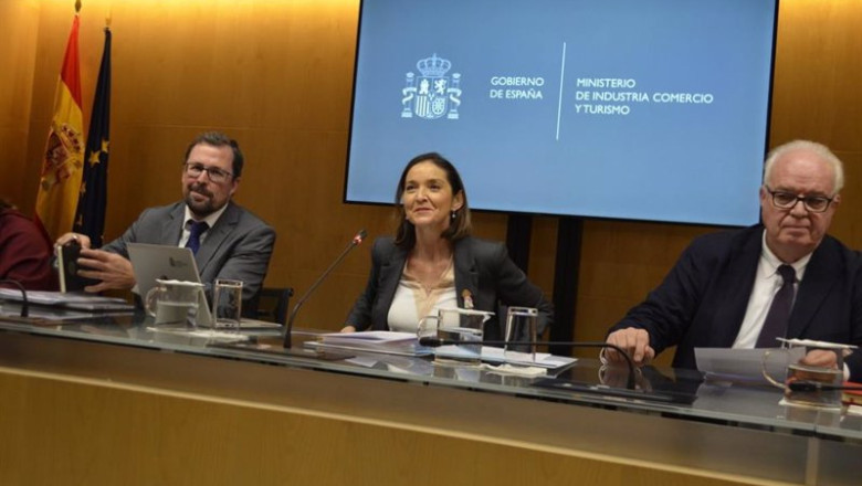 ep la ministra de industria reyes maroto durante la conferencia sectorial de industria ep la ministra de industria reyes maroto durante la conferencia sectorial de industria