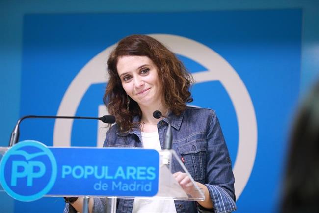 La portavoz del PP de Madrid, Isabel Díaz Ayuso | PP ep la portavozppmadrid isabel diaz ayuso 20190111203101