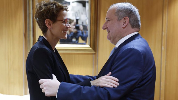 ep la presidenta de navarra maria chivite se reune con el ministro de industria y turismo jordi