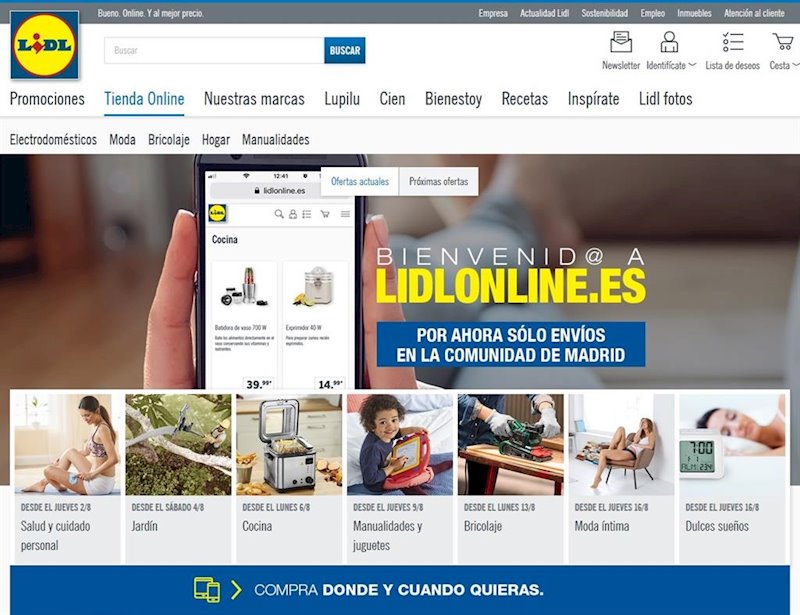 ep la tienda online de lidl supera el millon de pedidos en espana en su primer ano