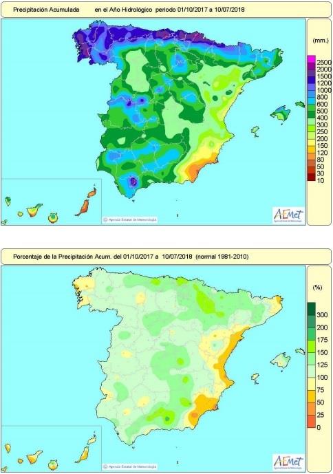 Mapa de precipitaciones acumuladas | AEMET ep mapaprecipitaciones acumuladas