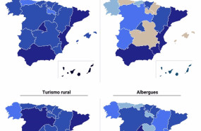 ep mapas con pernoctaciones extrahoteleras en espana las pernoctaciones en alojamientos turisticos
