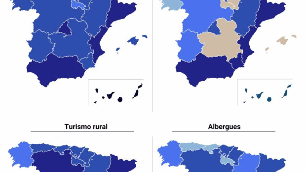 ep mapas con pernoctaciones extrahoteleras en espana las pernoctaciones en alojamientos turisticos