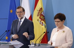 ep mariano rajoyla primera ministrapoloniala cumbre polaco-espanola