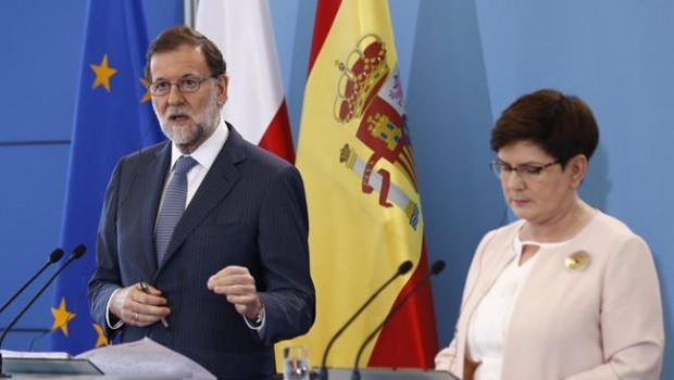 ep mariano rajoyla primera ministrapoloniala cumbre polaco-espanola