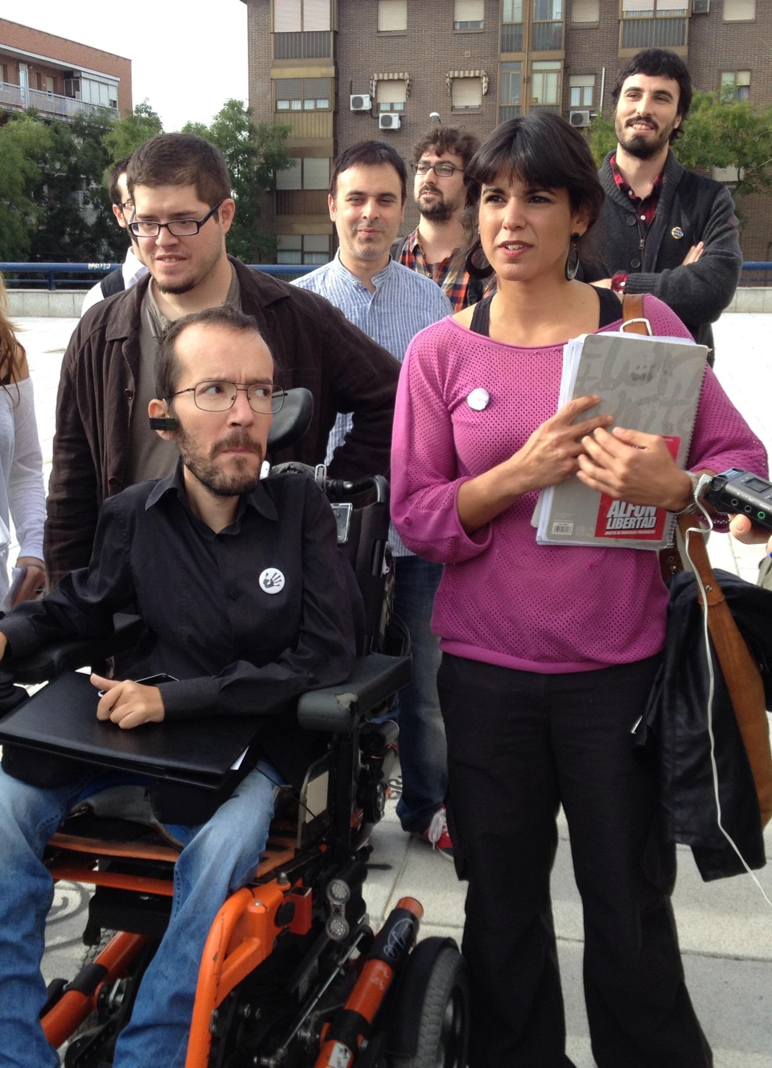 Pablo Echenique y Teresa Rodríguez, dirigentes de Podemos | Europa Press - Archivo ep pablo echeniqueteresa rodriguez dirigentespodemos