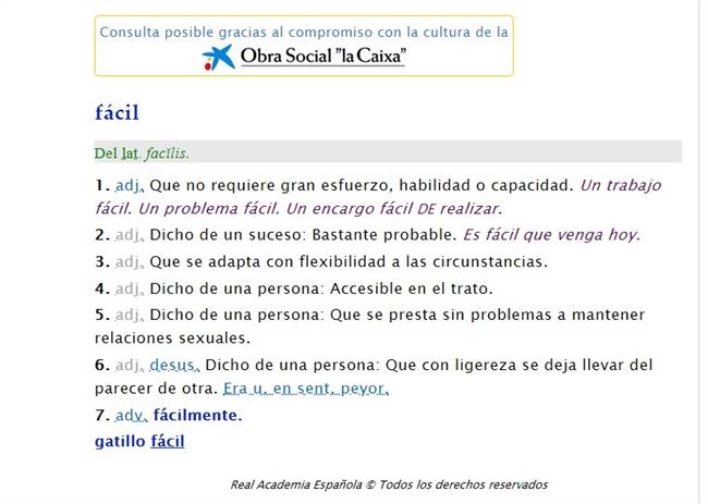 RAE definición de fácil | EUROPA PRESS ep rae definicionfacil
