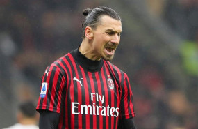 ep zlatan ibrahimovic jugando con el milan