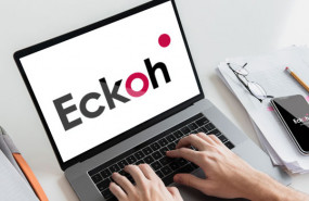 dl eckoh aim payment technology customer contact solutions tech digital logo