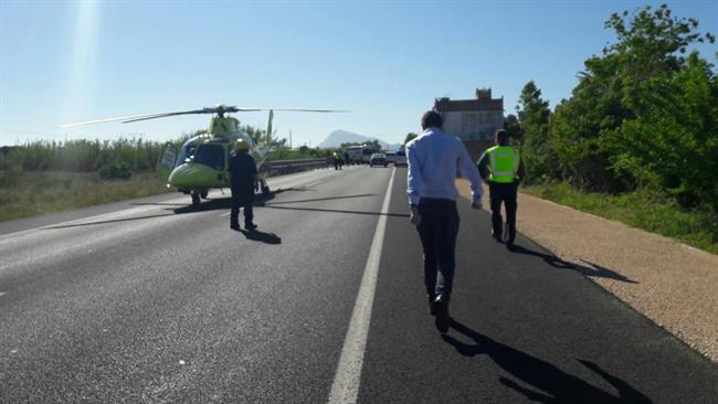 El accidente mortal se ha producido en la N-332 en Oliva (Valencia) | 112 ep accidente mortalha producidola n-332oliva valencia