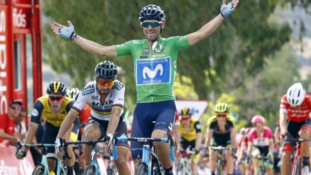 ep alejandro valverde movistar team tras ganaroctava etapala vuelta 2018