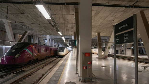 ep archivo   anden vacio durante el segundo dia consecutivo sin operativa en la estacion de tren de