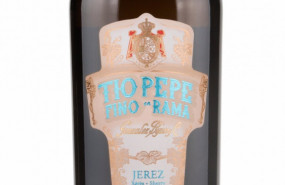 ep archivo   botella de tio pepe en rama 