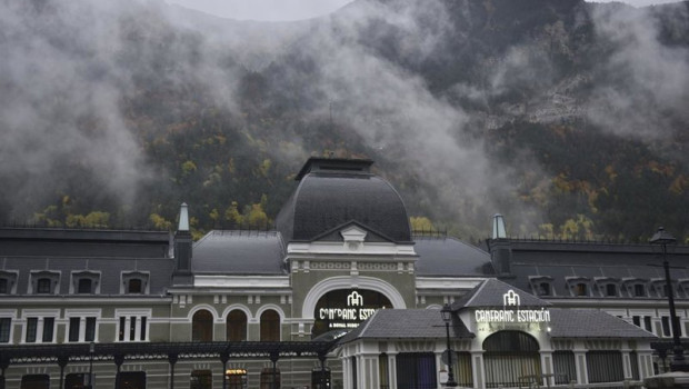 ep archivo   estacion internacional de ferrocarril de canfranc a 25 de octubre de 2024