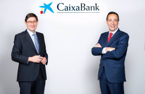 ep archivo   jose ignacio goirigolzarri presidente de caixabank y gonzalo gortazar consejero