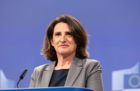 ep archivo   la vicepresidenta de la comision europea teresa ribera durante una rueda de prensa en