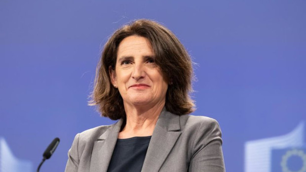 ep archivo   la vicepresidenta de la comision europea teresa ribera durante una rueda de prensa en