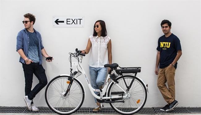 Bicicleta del servicios Free2Move Bikesharing (PSA) en Singapur | FREE2MOVE (PSA) ep bicicletaservicios free2move bikesharing psa en singapur