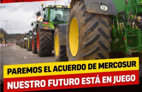 ep cartel difundido por las opas para convocar la tractorada del jueves 29 de enero en valladolid