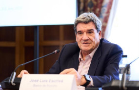 ep el gobernador del banco de espana jose luis escriva durante la 5 conferencia banco de