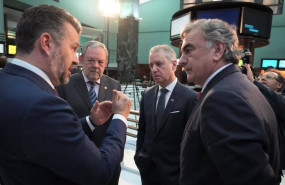 ep el lehendakari inigo urkullu junto al consejero de economia y hacienda pedro azpiazu atiende al