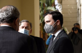 ep el ministro de consumo alberto garzon durante la visita al ayuntamiento de malaga a 24 de febrero