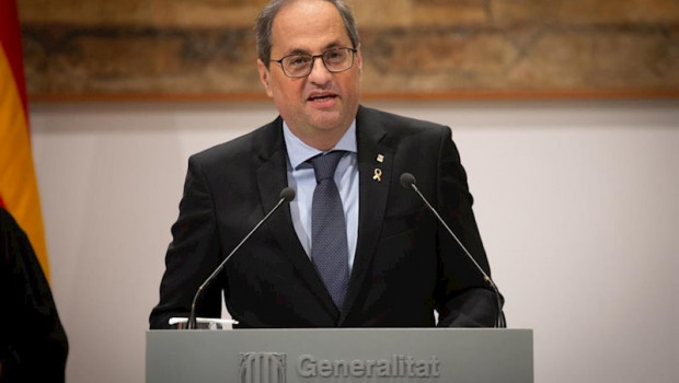 ep el presidente de la generalitat quim torra interviene para anunciar el ganador del premi